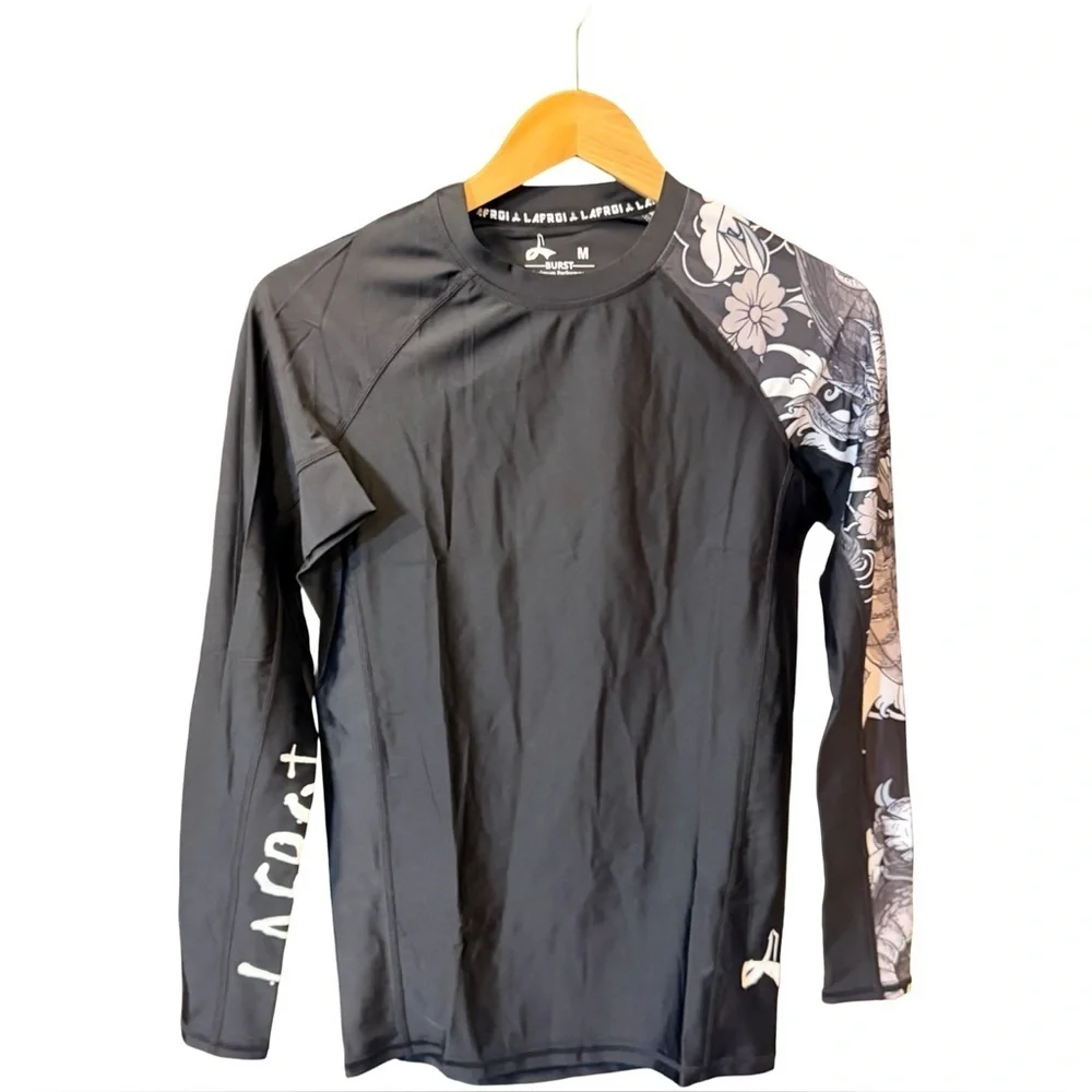 LAFROI Burst Compression Rash Guard | NWT | Medium | UPF 50+
